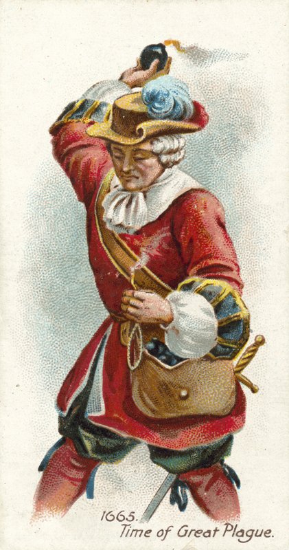 1665, Büyük Veba Zamanı by English School