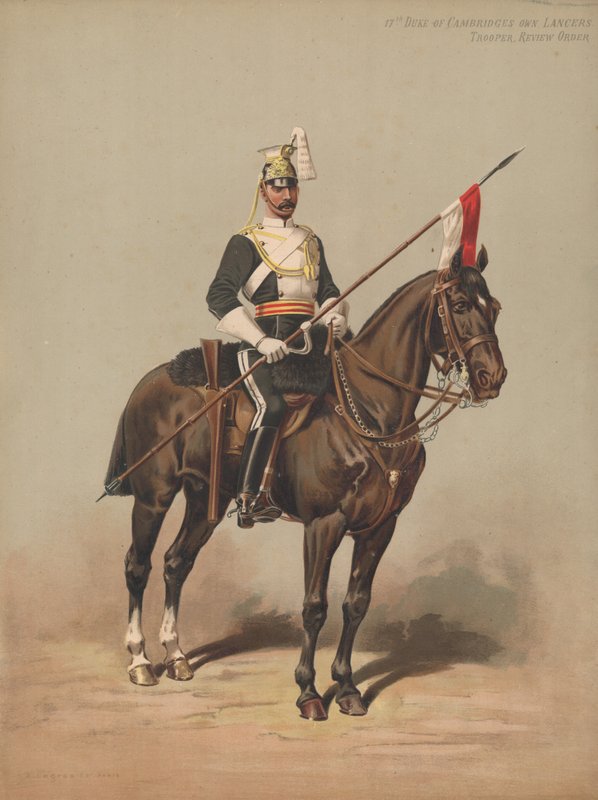 17. Cambridge Dükü Kendi Lancers, Trooper, İnceleme Siparişi by English School