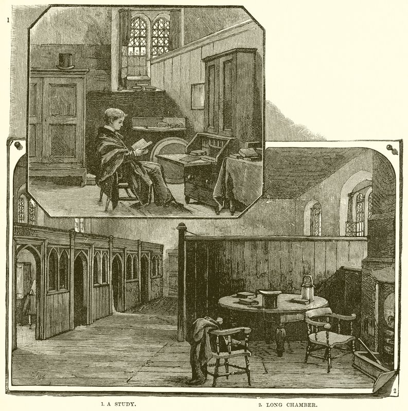 1. Bir Çalışma. 2. Uzun Oda by English School