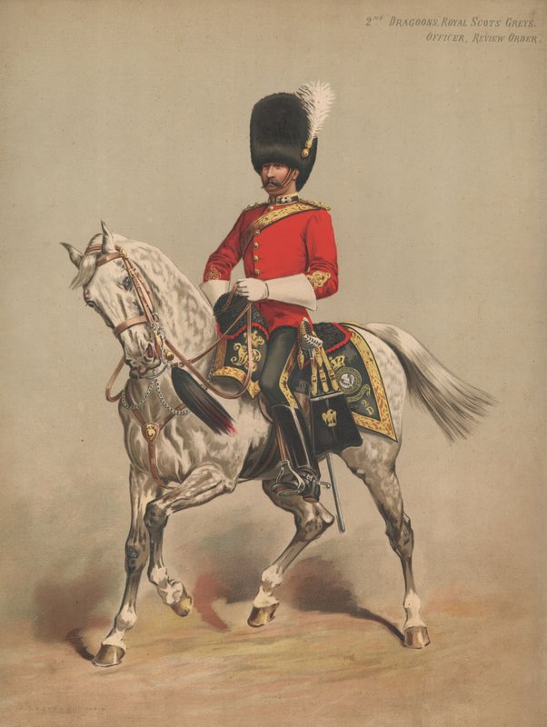 2nd Dragoons, Royal Scots Greys, Subay, İnceleme Düzeni by English School