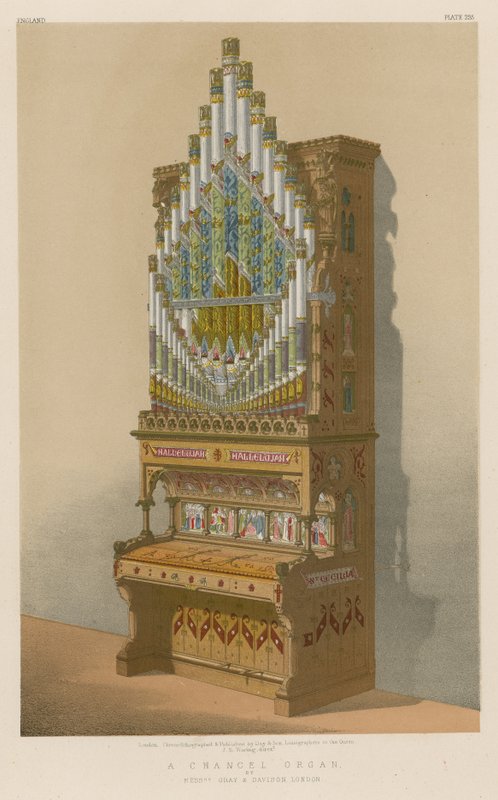 Bir Şans Organı, Messrs Gray ve Davison, Londra by English School