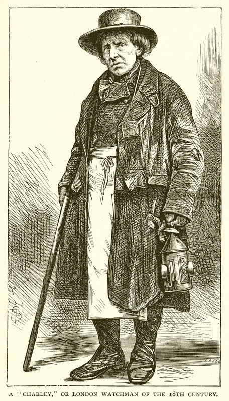 Bir Charley veya 18. Yüzyılın Londra Bekçisi by English School