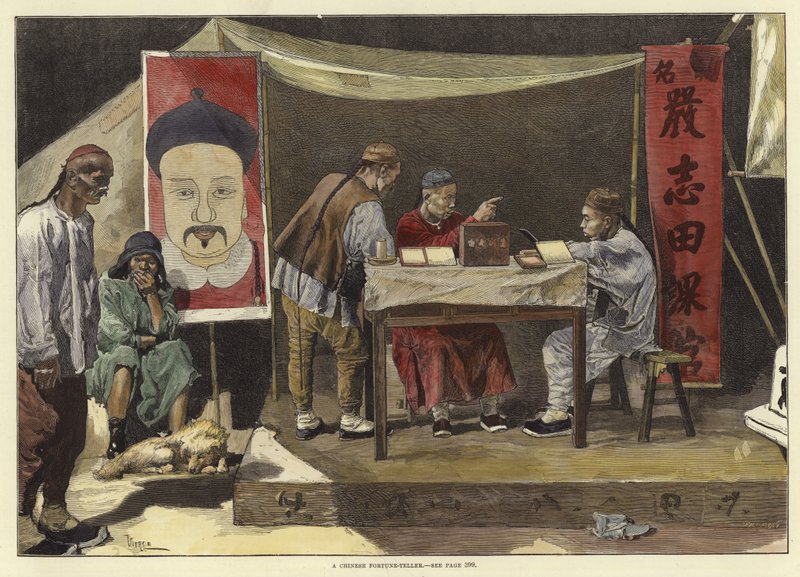 Çinli Falcı by English School