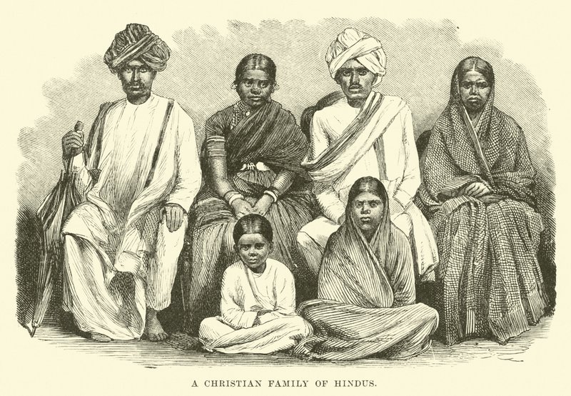 Hinduların Hristiyan Bir Ailesi by English School