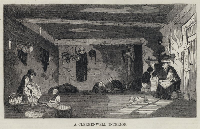 Bir Clerkenwell İç (gravür) by English School