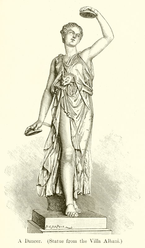 Bir dansçı. (Villa Albani