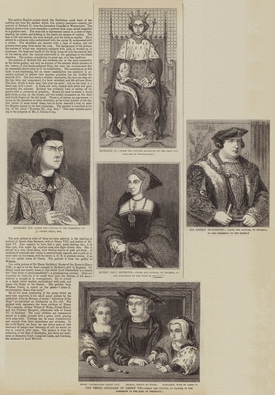 Bir Grup Erken Portreler (gravür) by English School