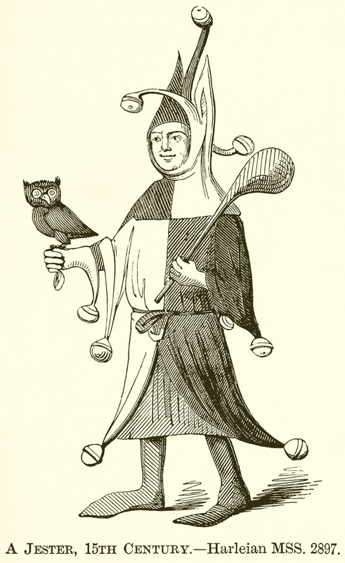 Bir Soytarı, 15. Yüzyıl by English School