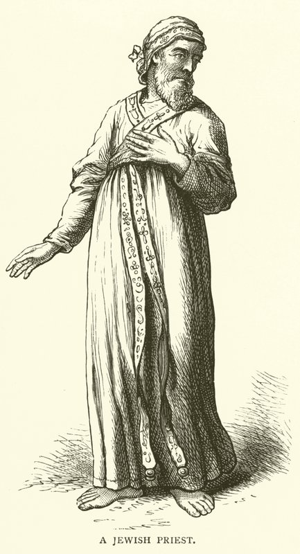 Bir Yahudi Rahip (gravür) by English School
