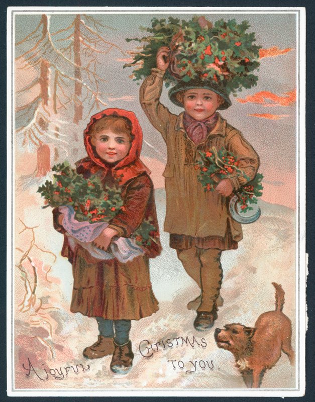 Size Neşeli Bir Noel - Victoria Noel kartı by English School