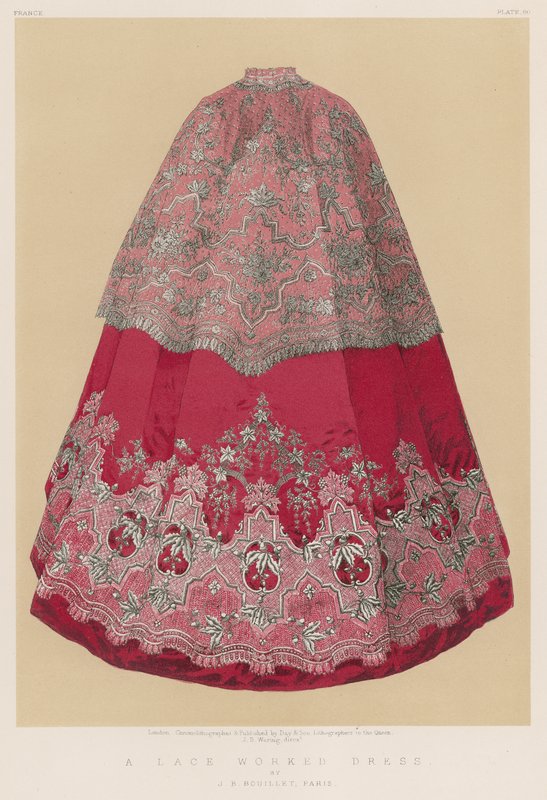Dantel İşlemeli Elbise J B Bouillet, Paris by English School