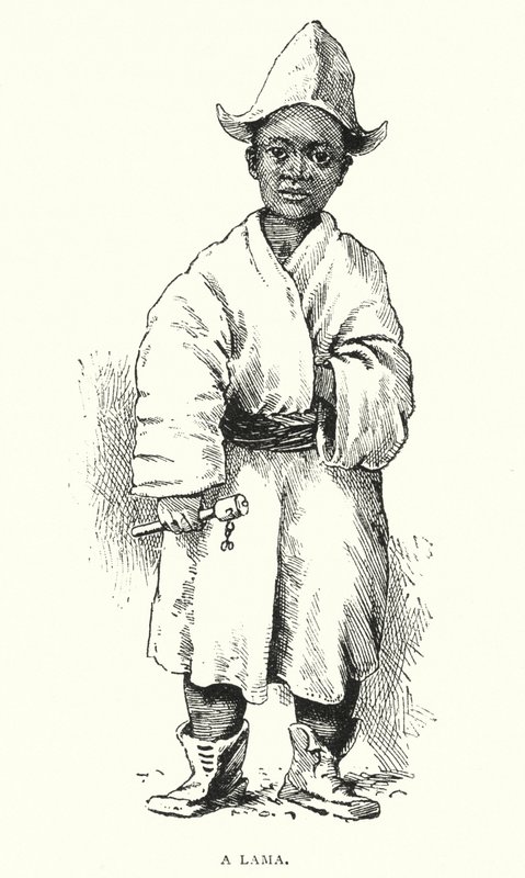 Bir Lama (gravür) by English School
