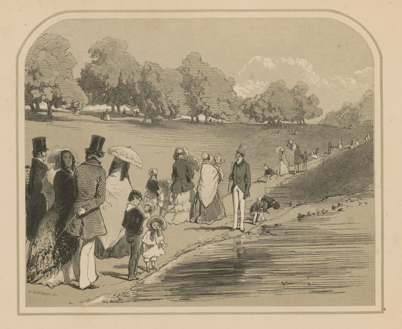 Bir Londra parkı by English School