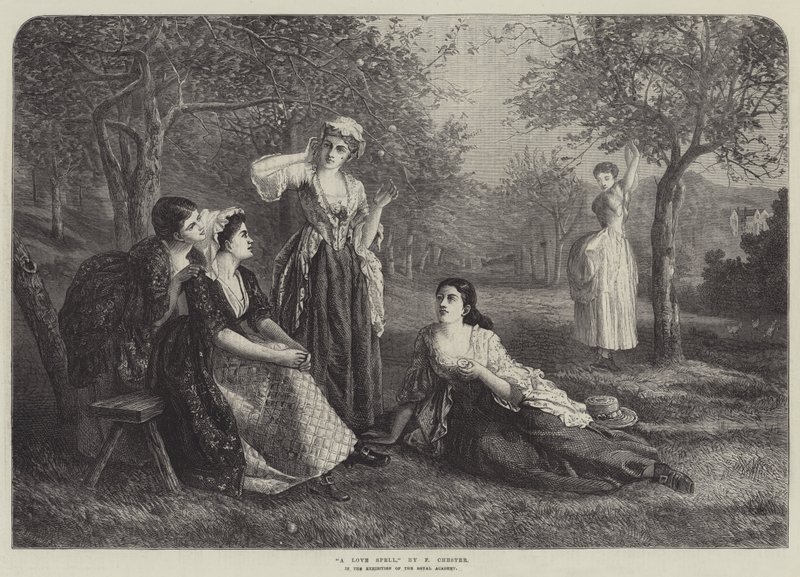 Bir Aşk Büyüsü (gravür) by English School
