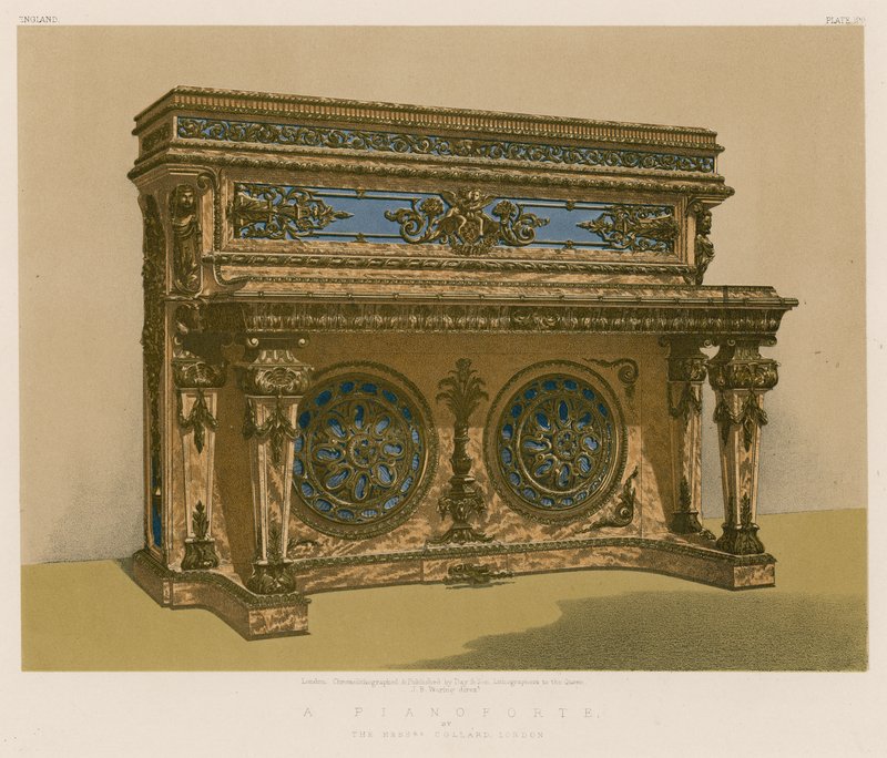 Messrs Collard, Londra tarafından bir Pianoforte by English School
