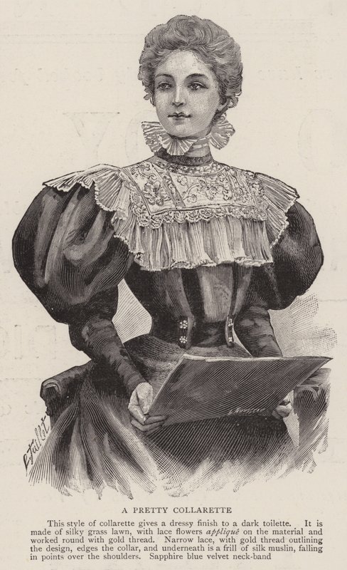 Güzel Bir Yaka (gravür) by English School
