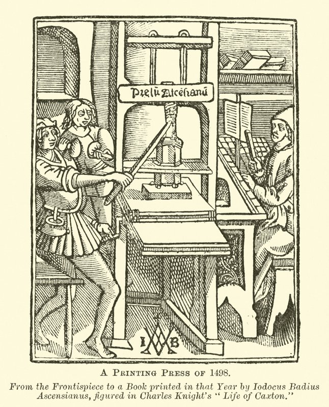 1498 A Matbaa by English School