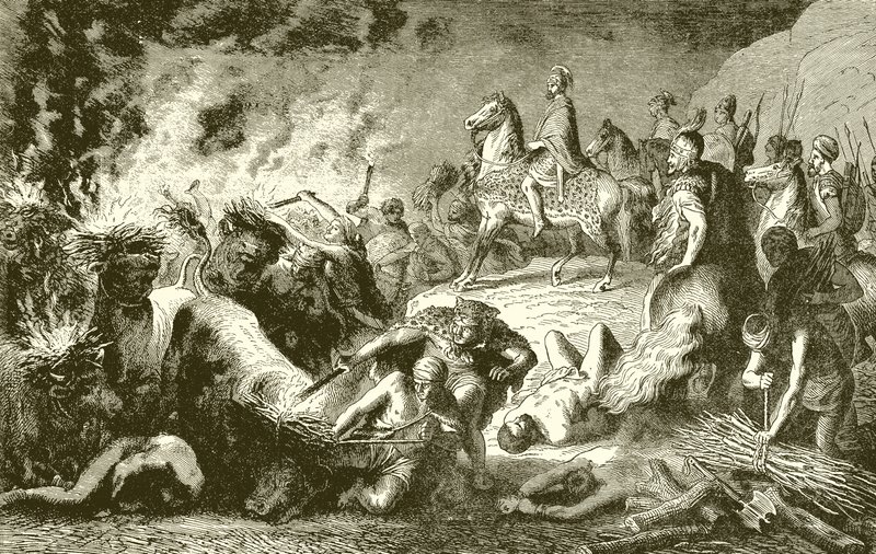 Bir Hannibal Stratejisi.--Bir Sahte Gece Yürüyüşü by English School