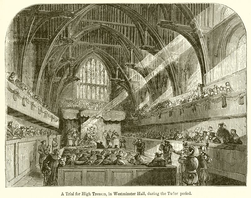 Tudor döneminde Westminster Hall