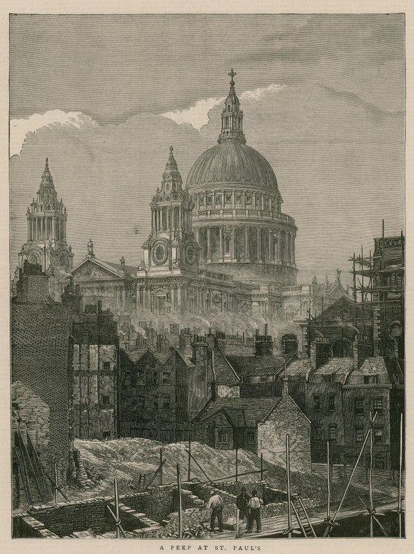St Pauls, Londra'da bir gözetleme by English School