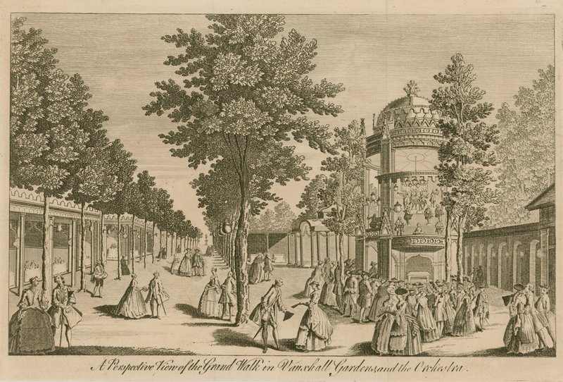 Vauxhall Bahçeleri, Londra ve Orkestra
