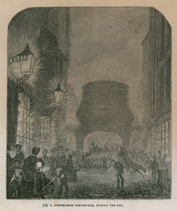Temple Bar yakınlarında bir sahne by English School