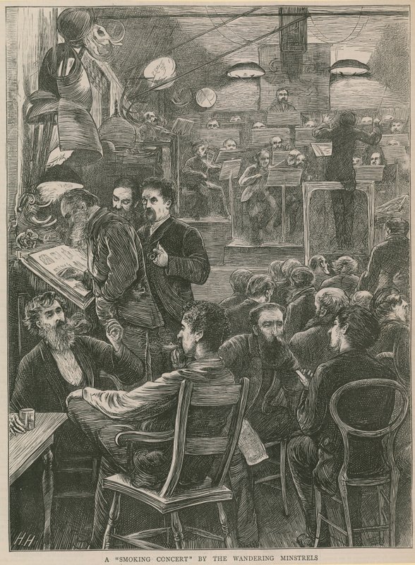 Gezgin âşıklardan bir sigara konseri by English School