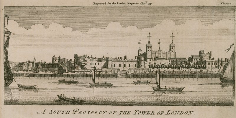Londra Kulesi'nin güney yönü by English School
