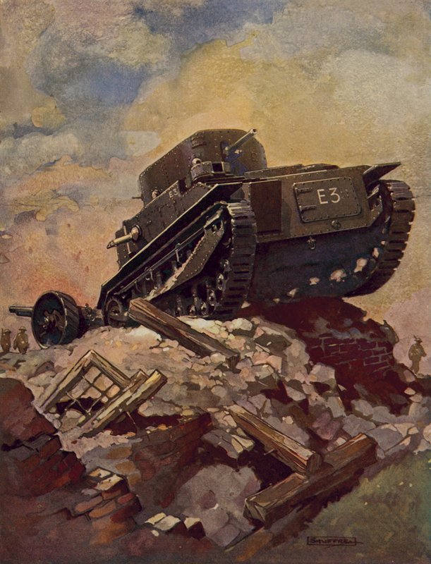 Bir tank by English School