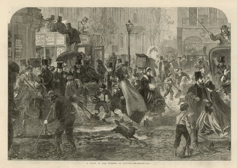 Londra sokaklarında bir çözülme by English School