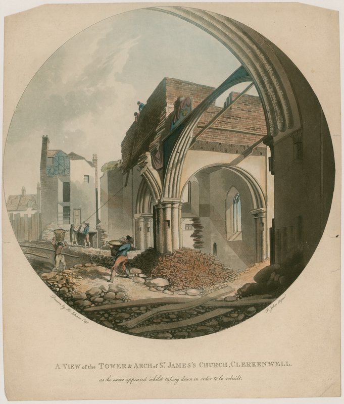 St James Kilisesi, Clerkenwell Kulesi ve Kemeri