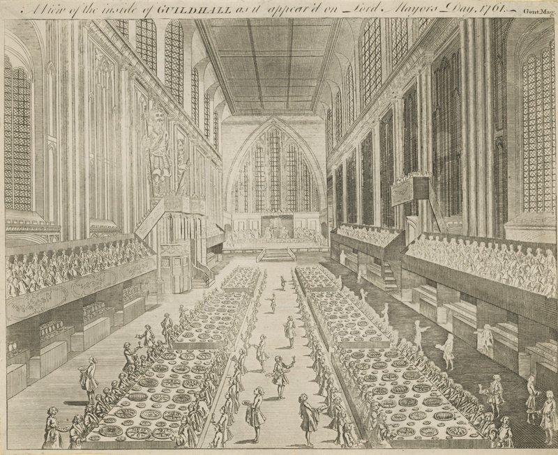 Lord Mayors Day, 1761
