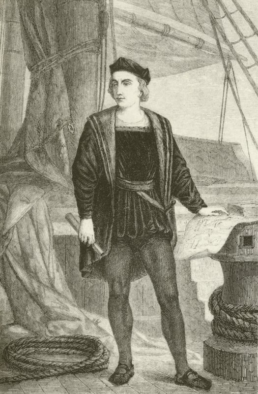 Genç bir Christopher Columbus (1451-1506), Cenevizli kaşif by English School