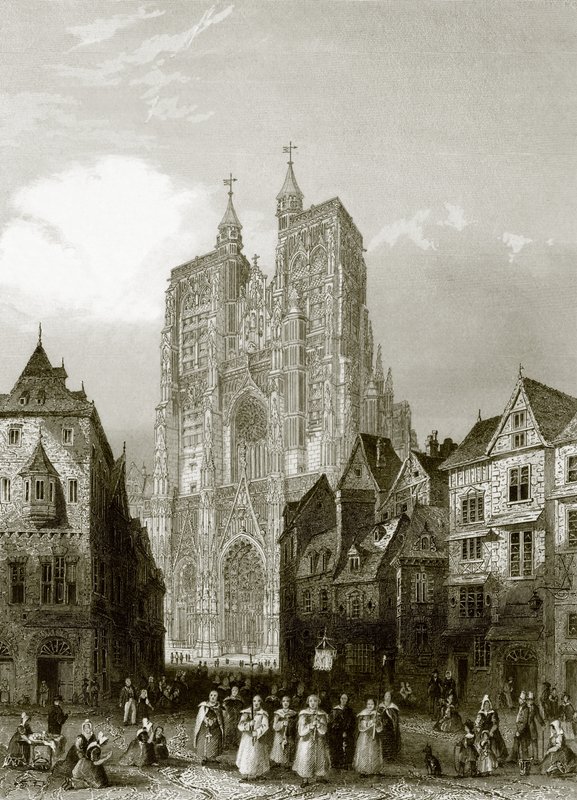 Abbeville Katedrali by English School