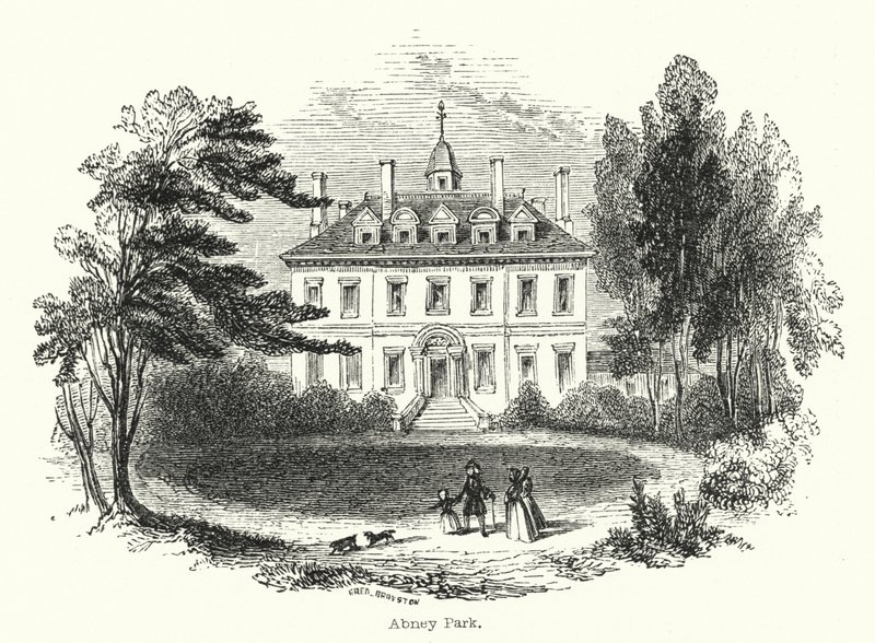 Abney Parkı (gravür) by English School