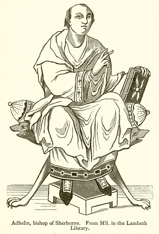 Adhelm, Sherborne Piskoposu by English School