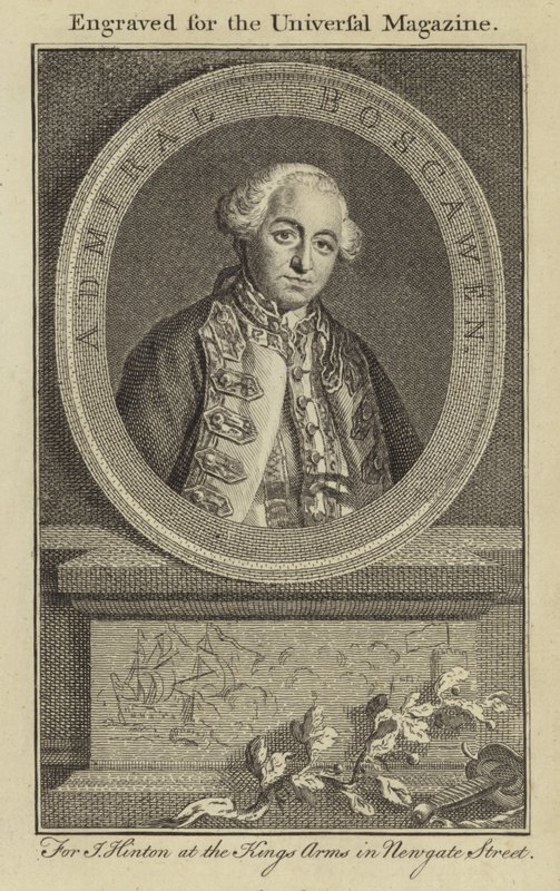 Amiral Boscawen by English School