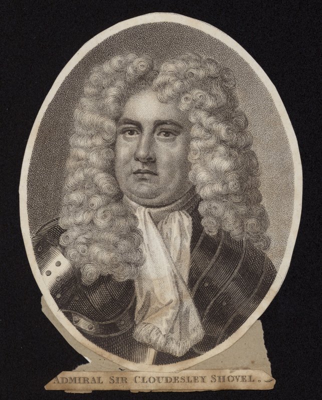 Amiral Sir Cloudesley Shovell by English School