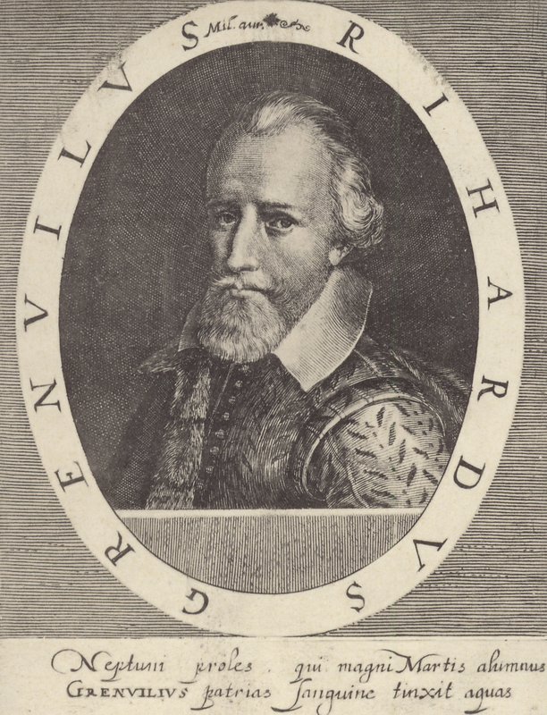 Amiral Sir Richard Grenville by English School