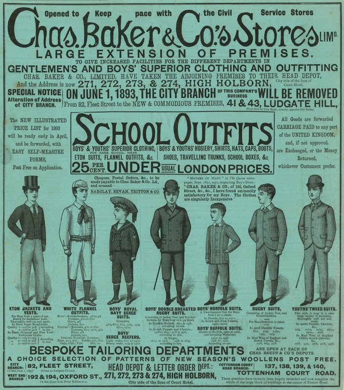 Chas Baker & Cos Mağazaları İlanı by English School