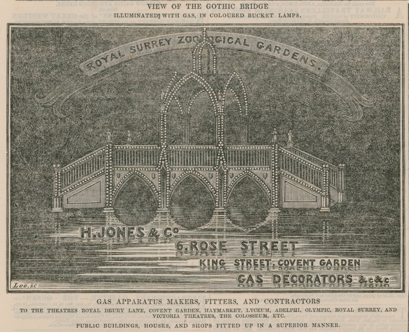 H Jones & Co, 6 Rose Street, King Street, Covent Garden için ilan by English School