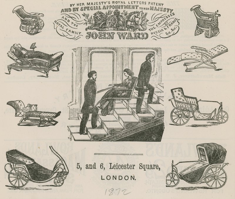 Geçersiz arabaların üreticisi John Ward için reklam by English School