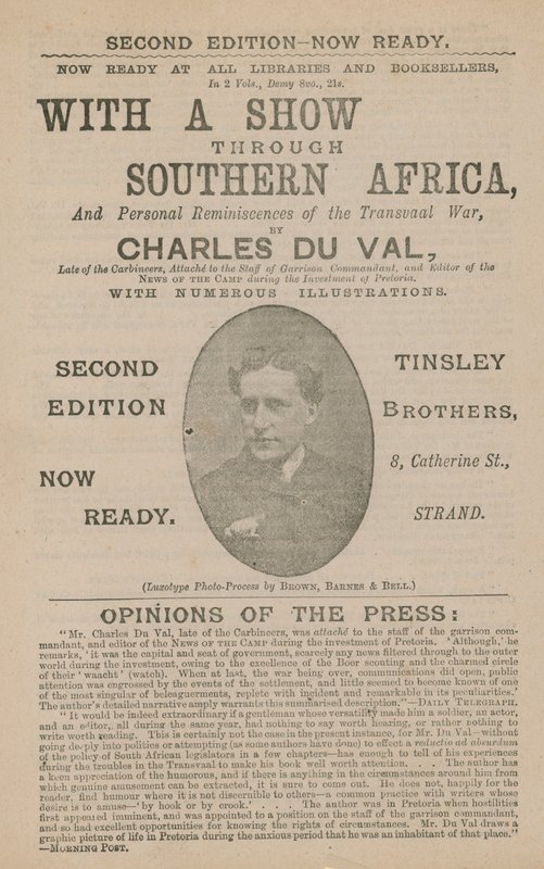 Charles Du Val tarafından Güney Afrika