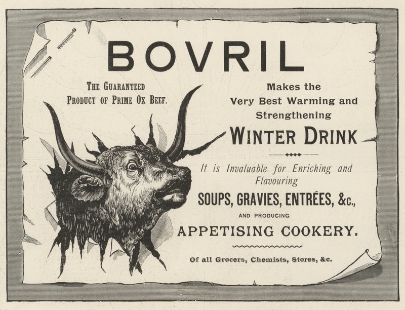 Reklam, Bovril (gravür) by English School