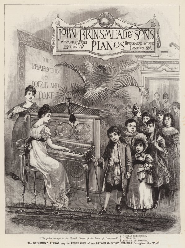 Reklam, Brinsmead Piyanoları by English School