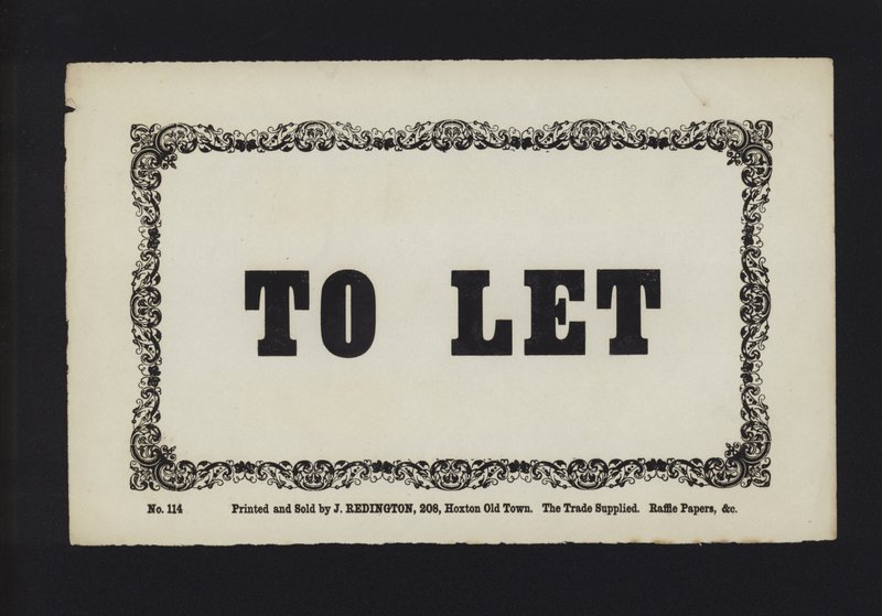 Reklam: To Let (tür) by English School