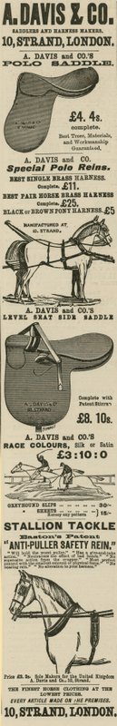 A Davis & Co saraçları ve koşum takımı üreticileri için reklam by English School