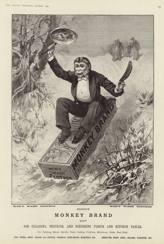 Brookes Monkey Marka sabun için reklam by English School