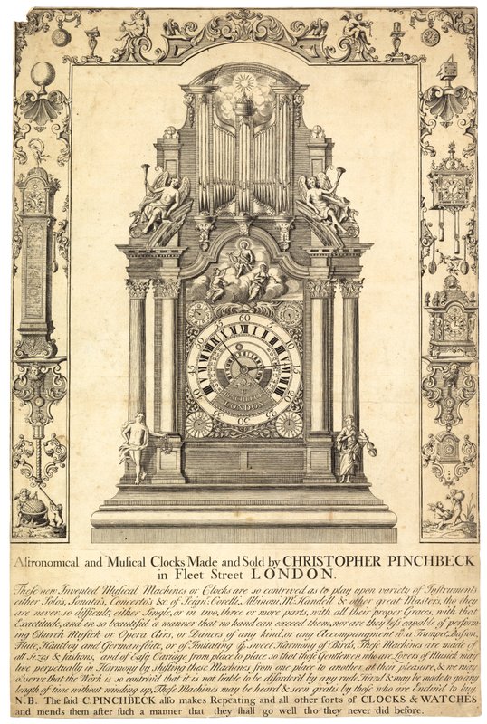 Christopher Pinchbeck Astronomik ve Müzikal Saatler için Reklam by English School