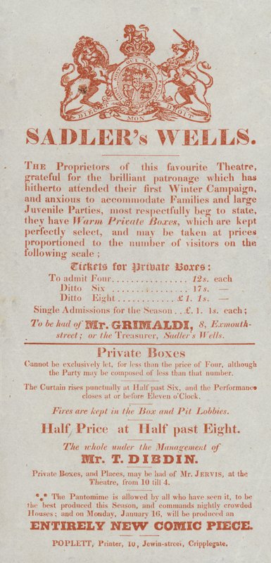Sadlers Wells Tiyatrosu için Reklam by English School
